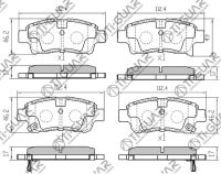 Тормозные колодки TG-618/PF1471* Ti·GUAR