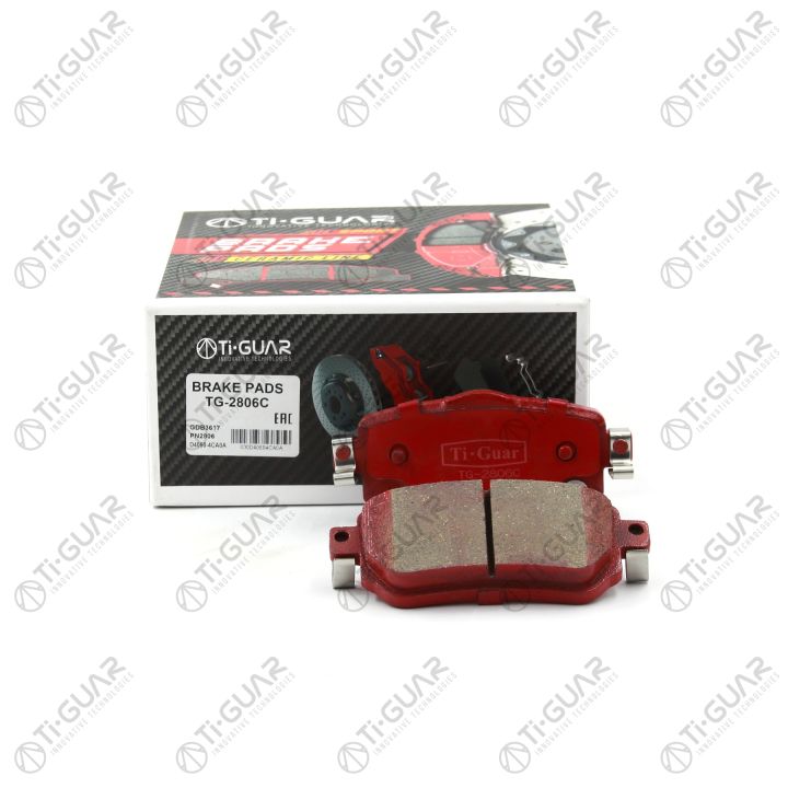 Тормозные колодки TG-2806C/PN2806 (КЕРАМИКА)* Ti·GUAR
